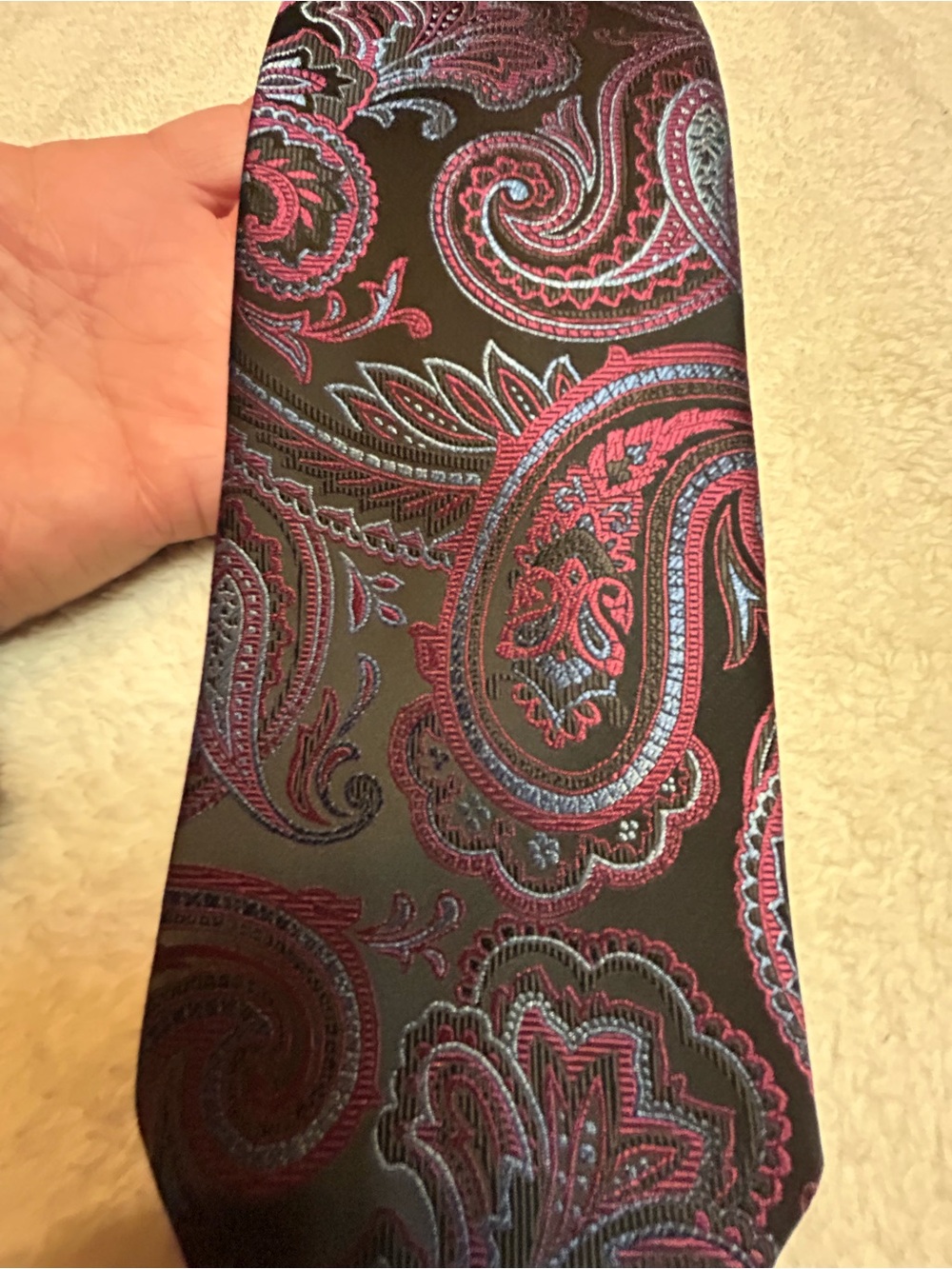🎁3 for $30 - Purple Clip On Tie